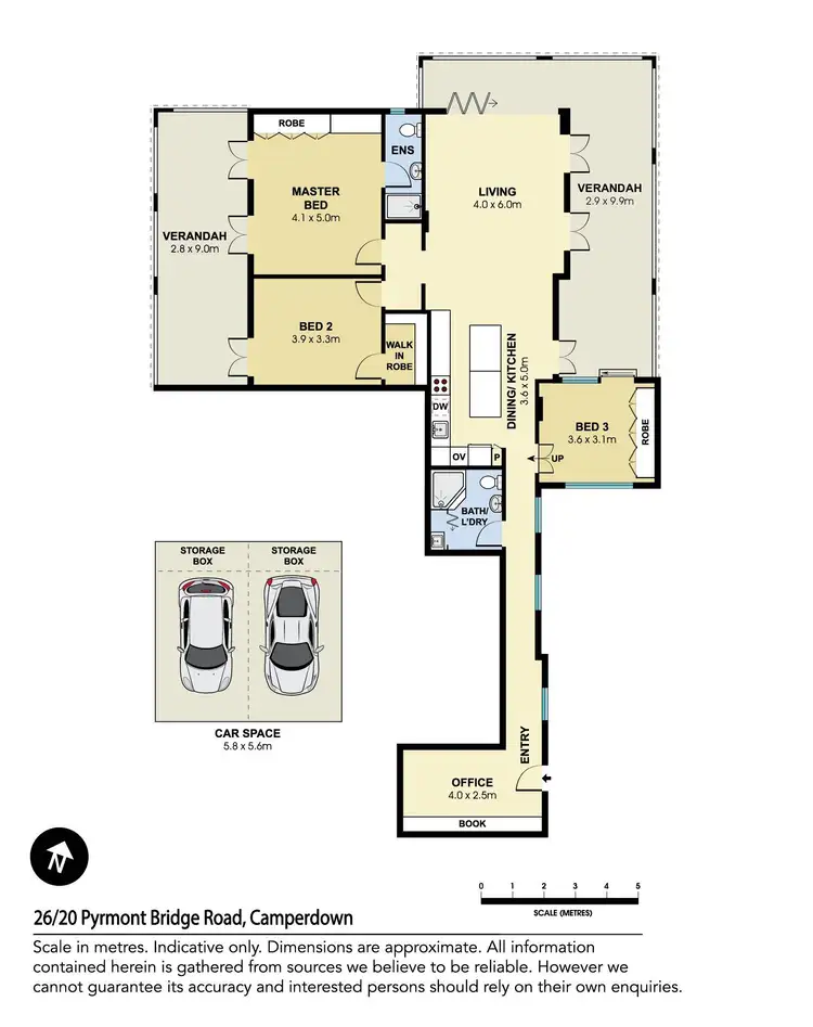 Floorplan of Homely apartment listing, 26/20 Pyrmont Bridge Road, Camperdown NSW 2050