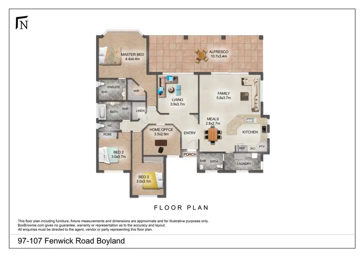 Floorplan of Homely house listing, 97-107 Fenwick Road, Boyland QLD 4275