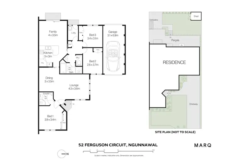 Floorplan of Homely house listing, 52 Ferguson Circuit, Ngunnawal ACT 2913