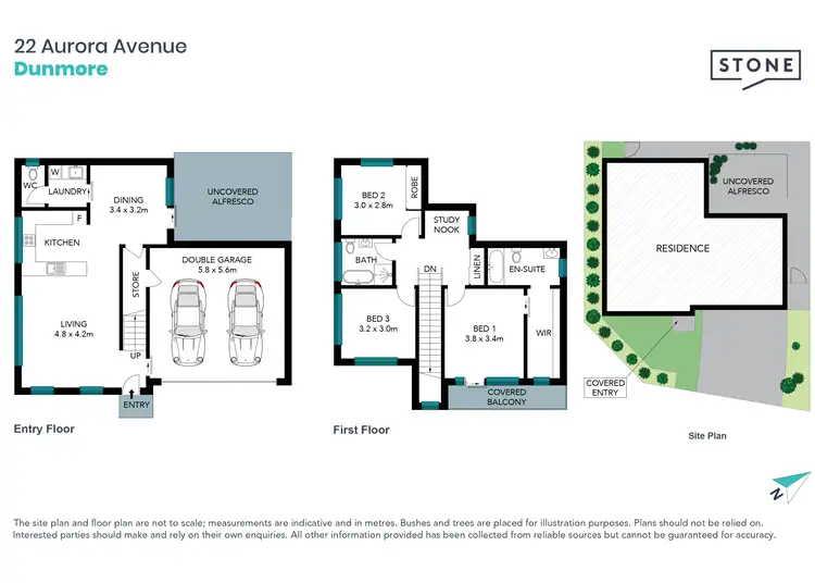Floorplan of Homely house listing, 22 Aurora Avenue, Dunmore NSW 2529