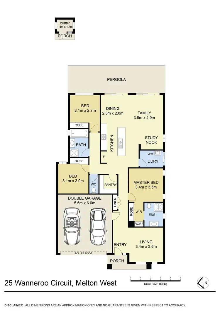 Floorplan of Homely house listing, 25 Wanneroo Circuit, Harkness VIC 3337