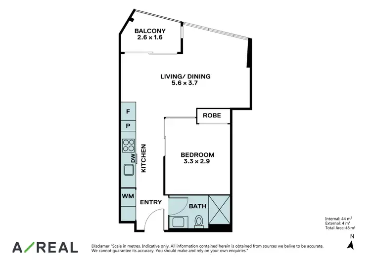 Floorplan of Homely apartment listing, 1401/33 Rose Lane, Melbourne VIC 3000