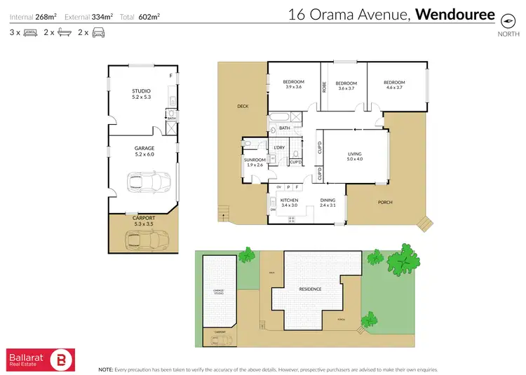 Floorplan of Homely house listing, 16 Orama Avenue, Wendouree VIC 3355