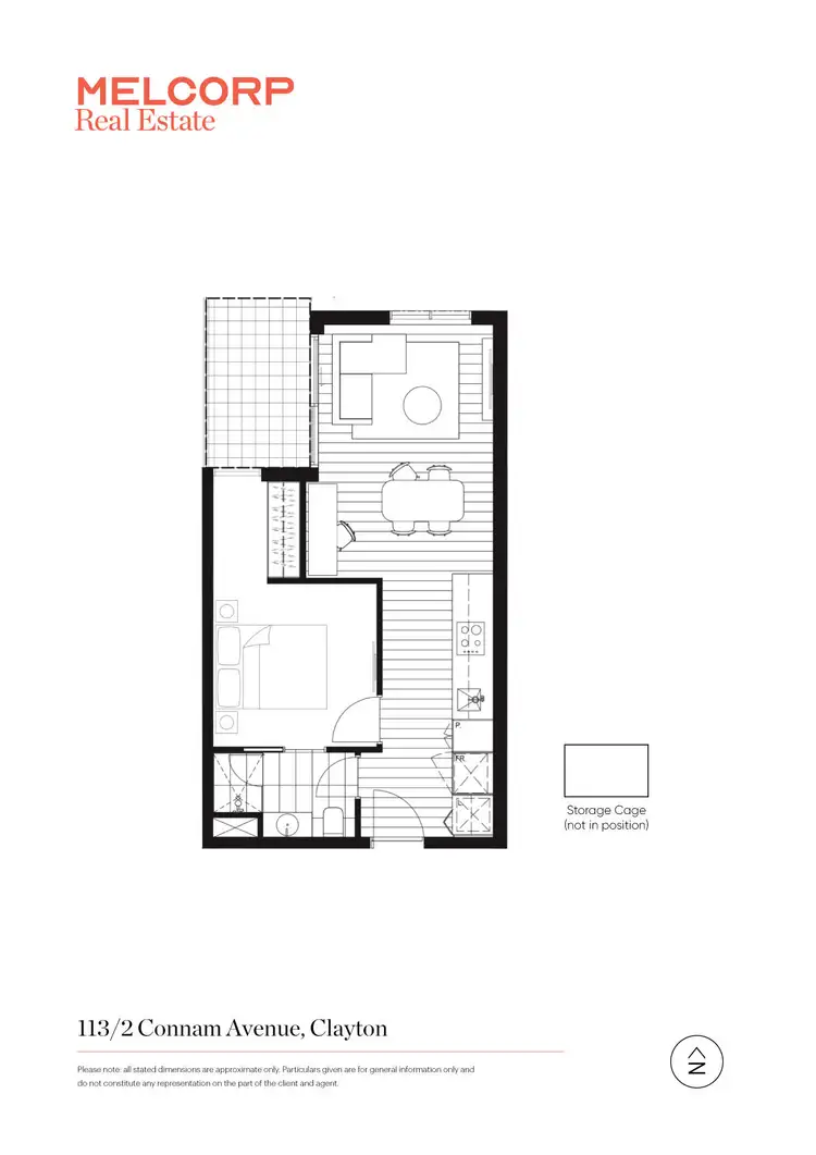 Floorplan of Homely apartment listing, 113/2 Connam Avenue, Clayton VIC 3168