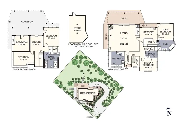 Floorplan of Homely house listing, 78-80 Richardson Road, Croydon North VIC 3136