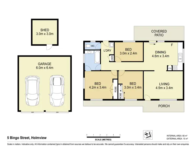 Floorplan of Homely house listing, 5 Bingo Street, Holmview QLD 4207