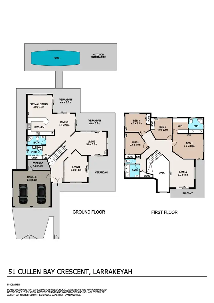 Floorplan of Homely house listing, 51 Cullen Bay Crescent, Cullen Bay NT 820