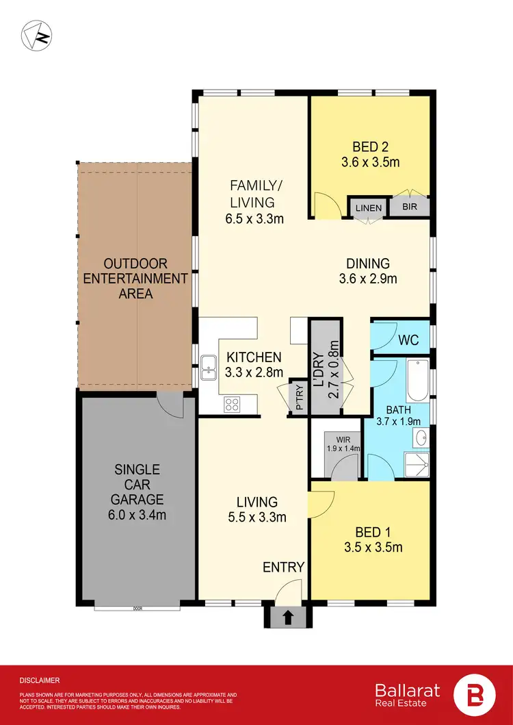 Floorplan of Homely house listing, 20 Somerset Avenue, Lake Gardens VIC 3355