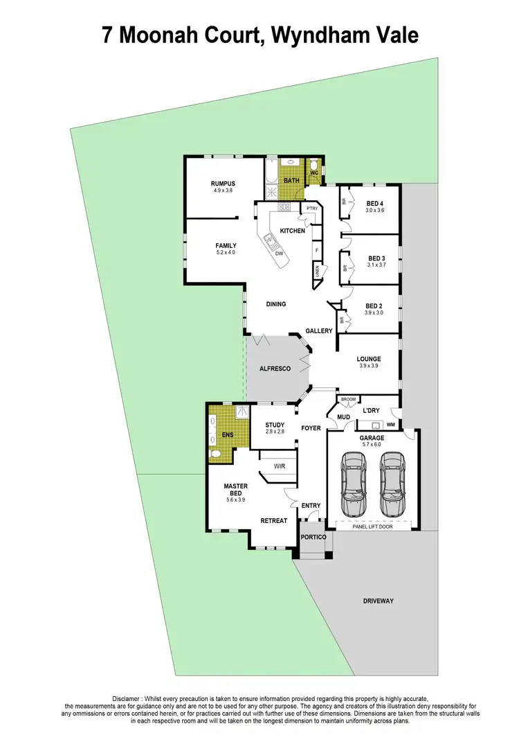 Floorplan of Homely house listing, 7 Moonah Court, Wyndham Vale VIC 3024