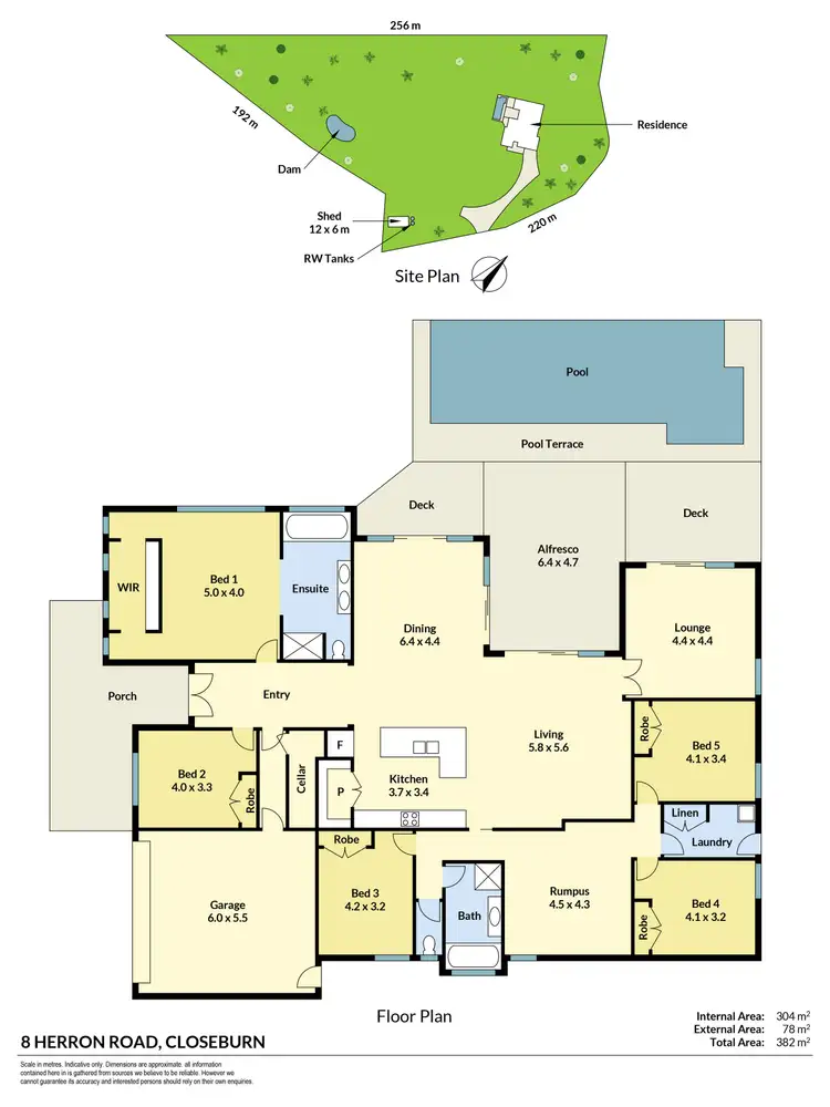 Floorplan of Homely house listing, 8 Herron Road, Closeburn QLD 4520