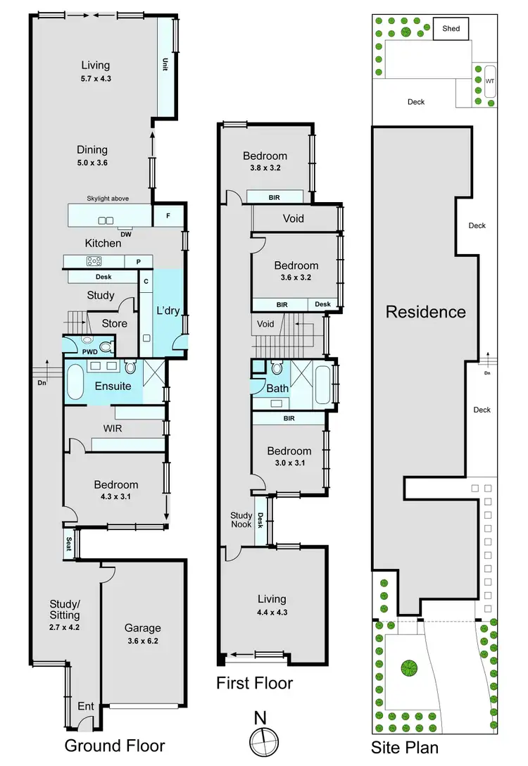 Floorplan of Homely townhouse listing, 37B Orange Street, Bentleigh East VIC 3165