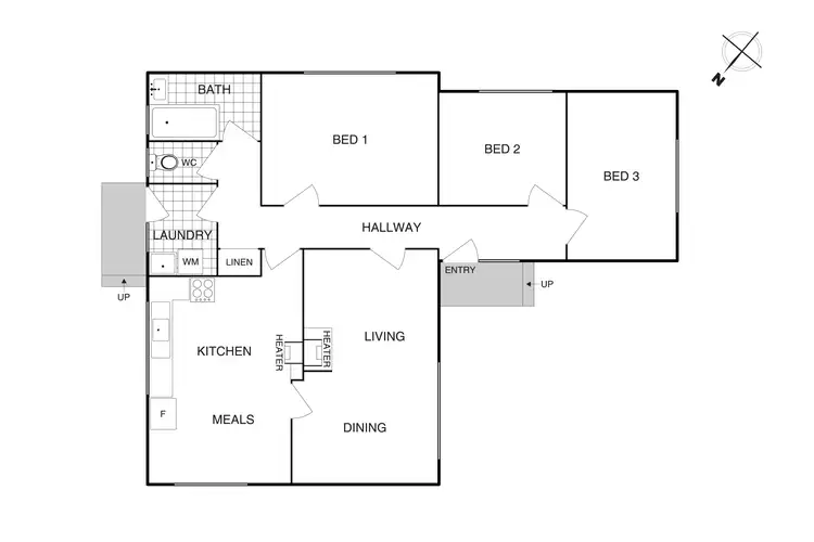 Floorplan of Homely house listing, 22 Banfield Street, Downer ACT 2602