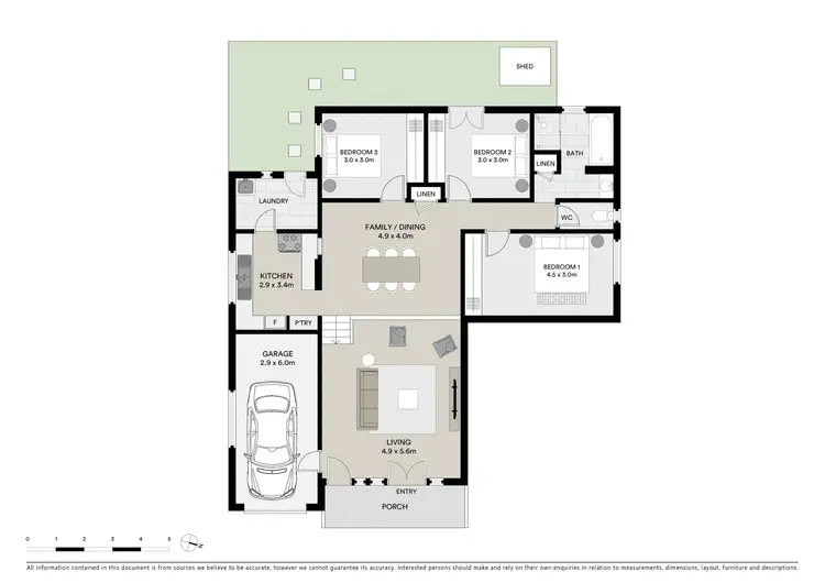 Floorplan of Homely townhouse listing, 6/86 Hastings Road, Terrigal NSW 2260