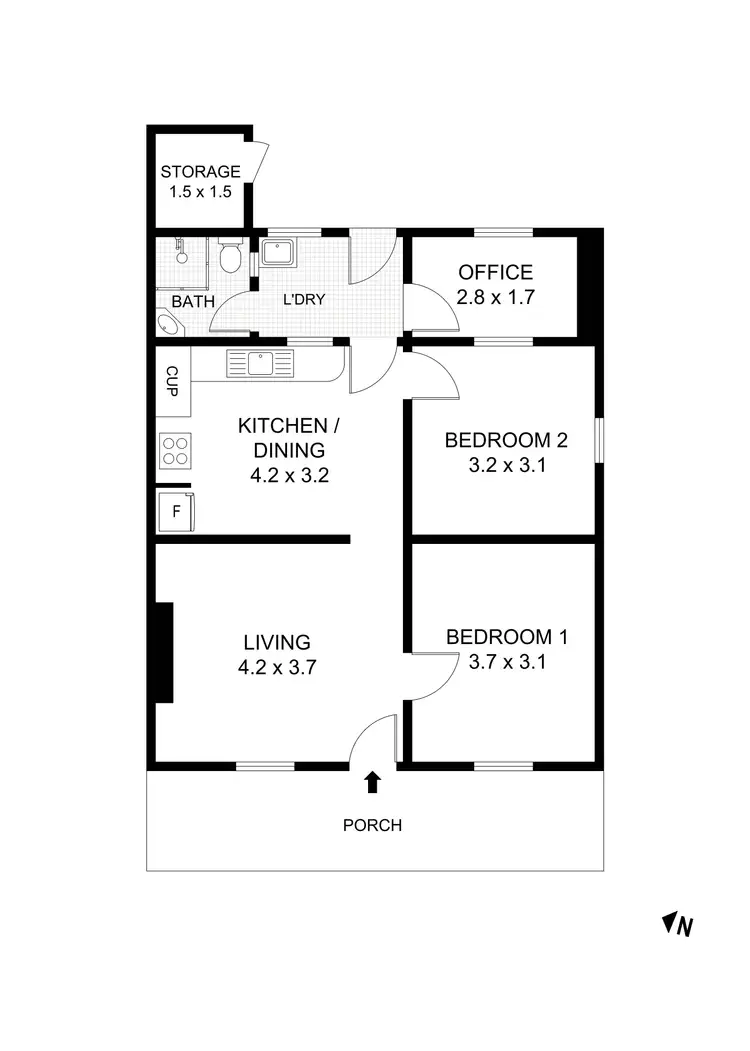 Floorplan of Homely house listing, 149 Mitchell Street, Bendigo VIC 3550