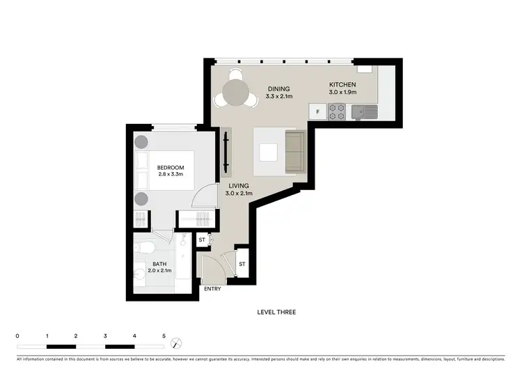 Floorplan of Homely unit listing, 18/6-14 Darley Street, Darlinghurst NSW 2010
