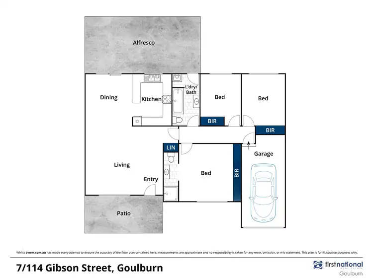 Floorplan of Homely house listing, 7/114 Gibson Street, Goulburn NSW 2580