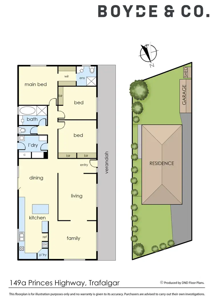 Floorplan of Homely house listing, 149A Princes Highway, Trafalgar VIC 3824