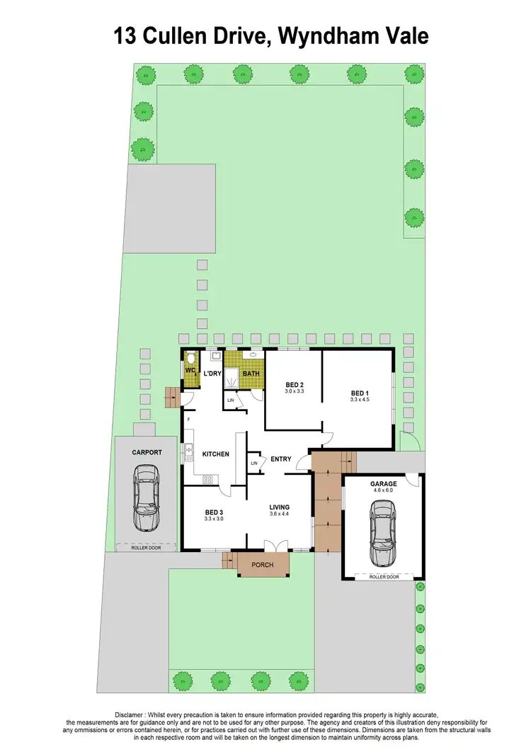 Floorplan of Homely house listing, 13 Cullen Drive, Wyndham Vale VIC 3024