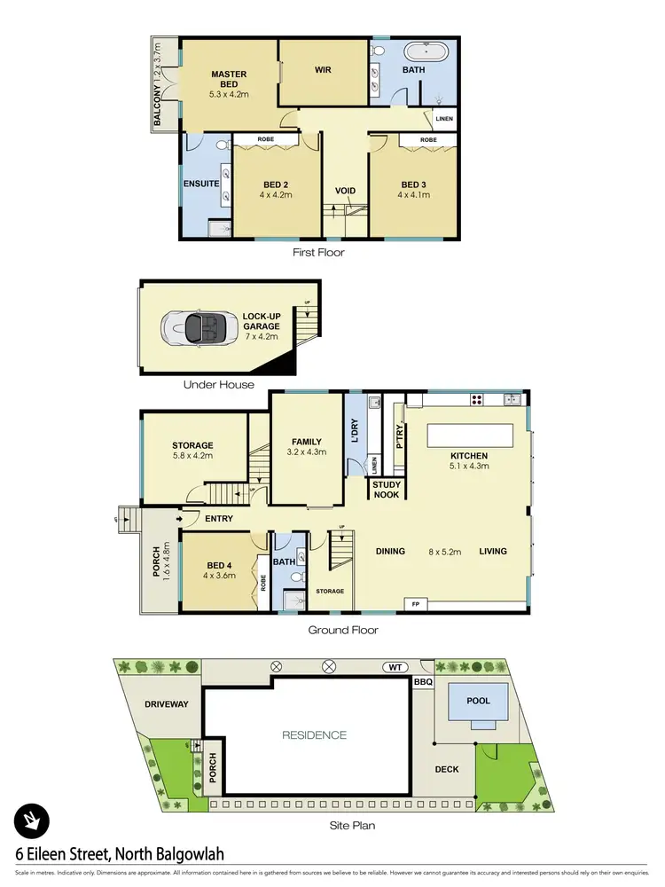 Floorplan of Homely house listing, 6 Eileen Street, North Balgowlah NSW 2093