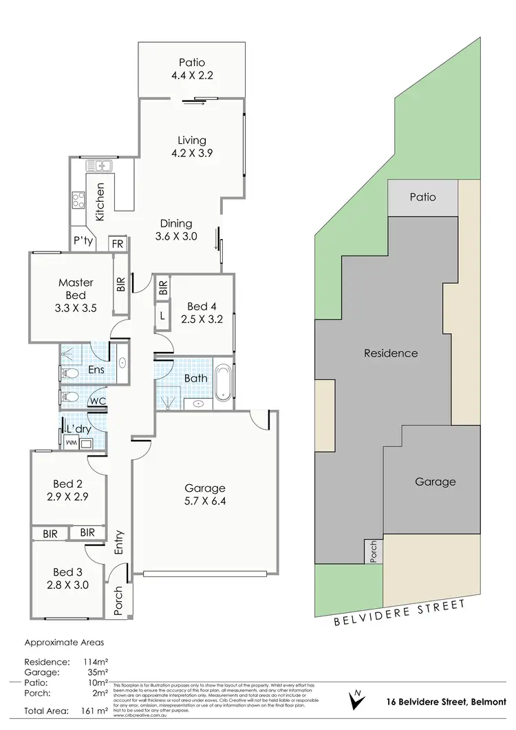 Floorplan of Homely house listing, 16 Belvidere Street, Belmont WA 6104