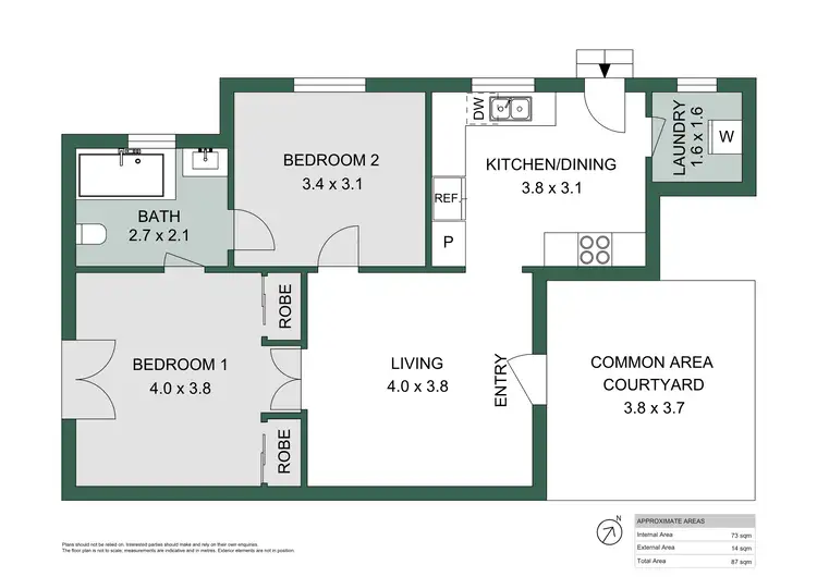Floorplan of Homely unit listing, 9/16-18 Nicholson Street, Balmain East NSW 2041