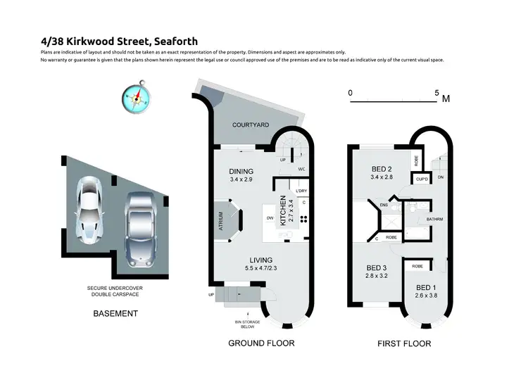 Floorplan of Homely townhouse listing, 4/38 Kirkwood Street, Seaforth NSW 2092