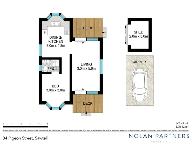 Floorplan of Homely villa listing, 34/5 Lyons Road, Sawtell NSW 2452