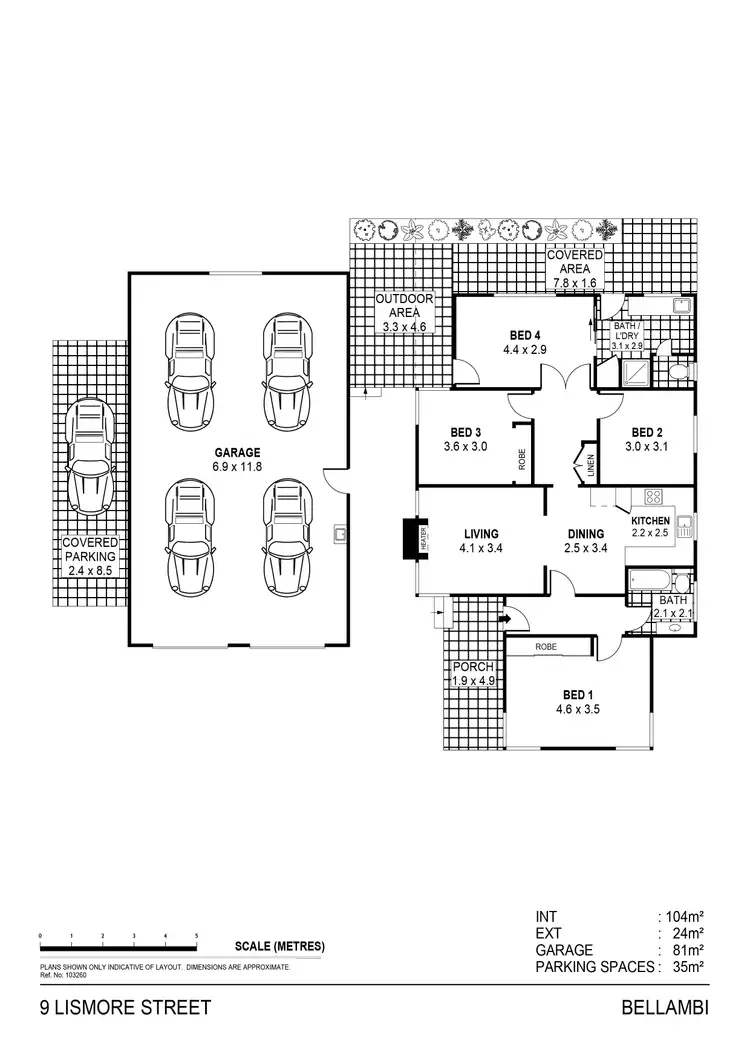 Floorplan of Homely house listing, 9 Lismore Street, Bellambi NSW 2518