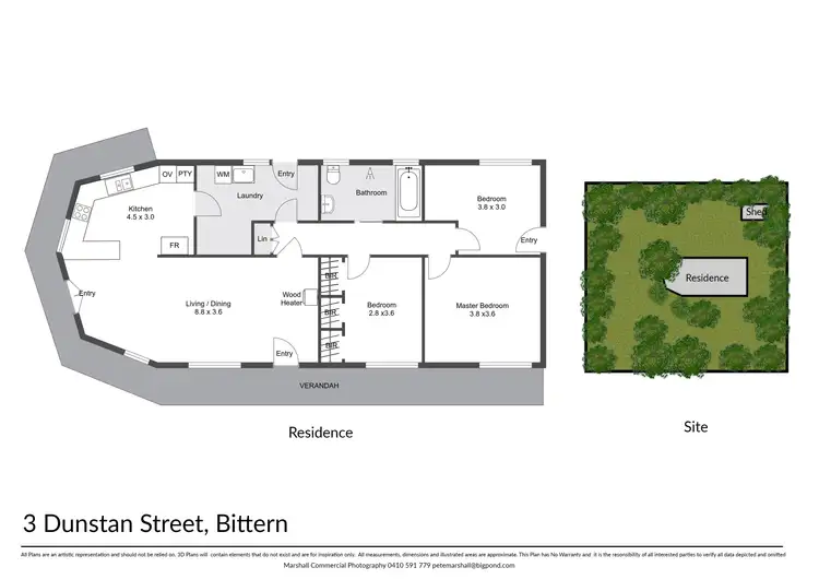 Floorplan of Homely house listing, 3 Dunstan Street, Bittern VIC 3918