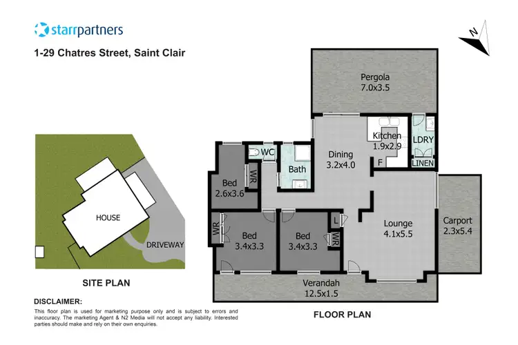 Floorplan of Homely house listing, 1/29 Chatres Street, St Clair NSW 2759
