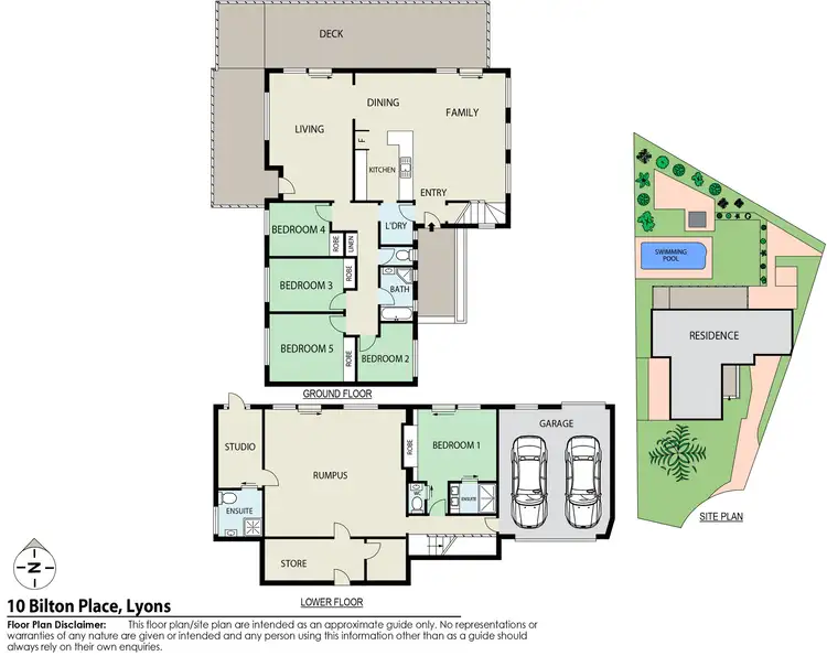 Floorplan of Homely house listing, 10 Bilton Place, Lyons ACT 2606