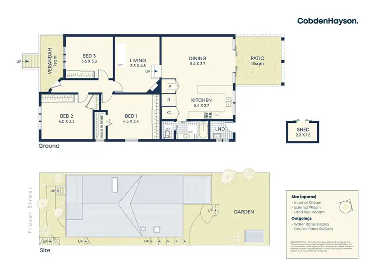 Floorplan of Homely house listing, 11 Frazer Street, Lilyfield NSW 2040