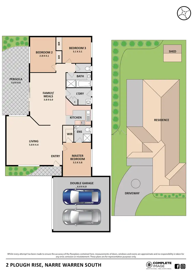 Floorplan of Homely house listing, 2 Plough Rise, Narre Warren South VIC 3805
