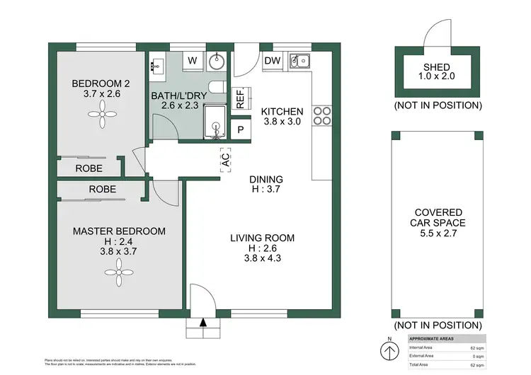Floorplan of Homely townhouse listing, 38/5 Palara Street, Rochedale South QLD 4123
