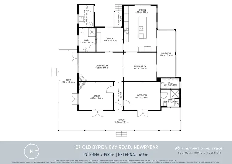 Floorplan of Homely house listing, 107 Old Byron Bay Road, Newrybar NSW 2479