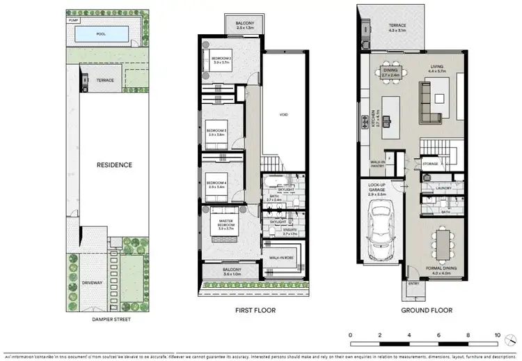 Floorplan of Homely semi-detached listing, 7b Dampier Street, Chifley NSW 2036