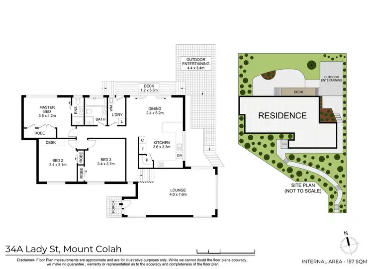 Floorplan of Homely house listing, 34a Lady Street, Mount Colah NSW 2079