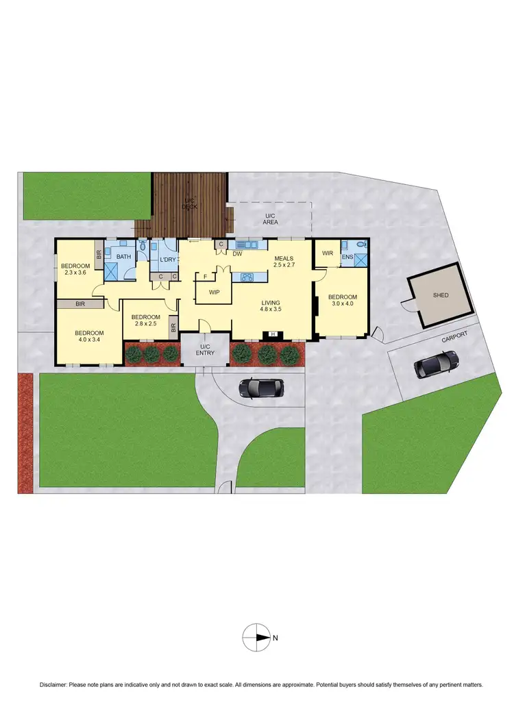 Floorplan of Homely house listing, 61 Massey Avenue, Reservoir VIC 3073