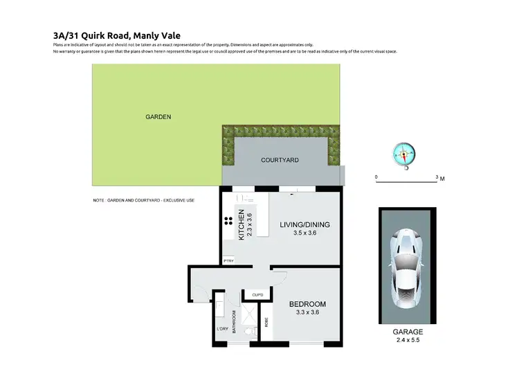 Floorplan of Homely apartment listing, 3A/31 Quirk Road, Manly Vale NSW 2093