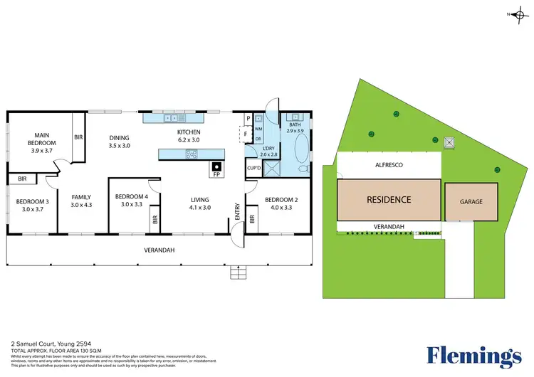 Floorplan of Homely house listing, 2 Samuel Court, Young NSW 2594