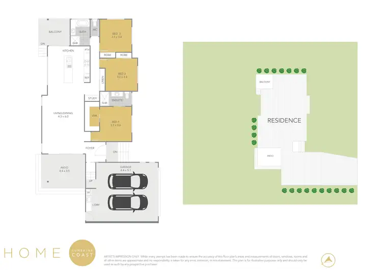 Floorplan of Homely house listing, 4 Warner Crescent, Yandina QLD 4561
