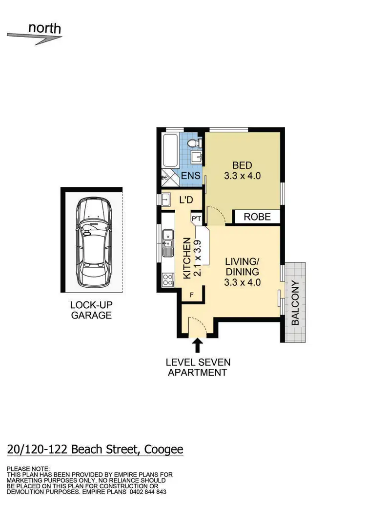 Floorplan of Homely apartment listing, 20/120-122 Beach Street, Coogee NSW 2034