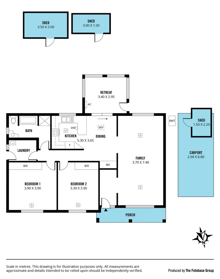 Floorplan of Homely house listing, 15 Greenwood Grove, Coromandel Valley SA 5051