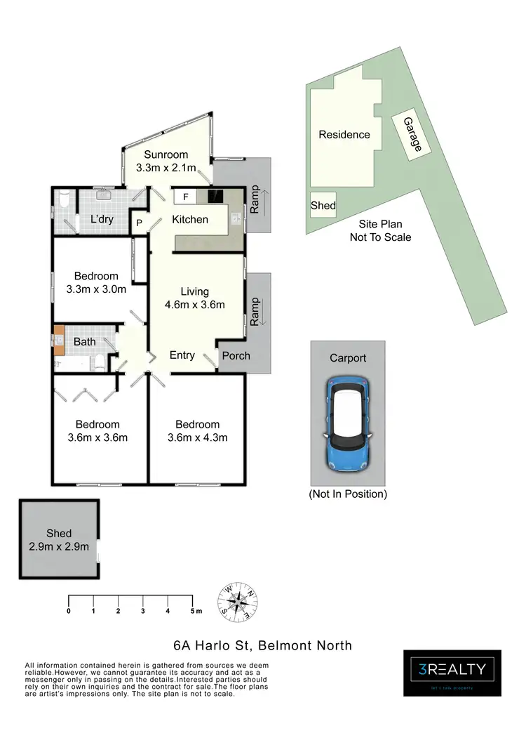 Floorplan of Homely house listing, 6A Harlo Street, Belmont North NSW 2280