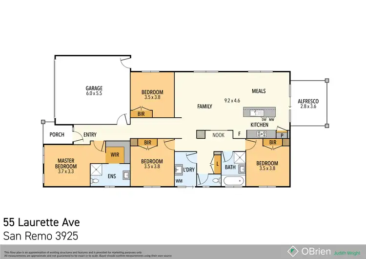 Floorplan of Homely house listing, 55 Laurette Avenue, San Remo VIC 3925