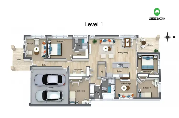 Floorplan of Homely house listing, 6 Lanham Street, Googong NSW 2620