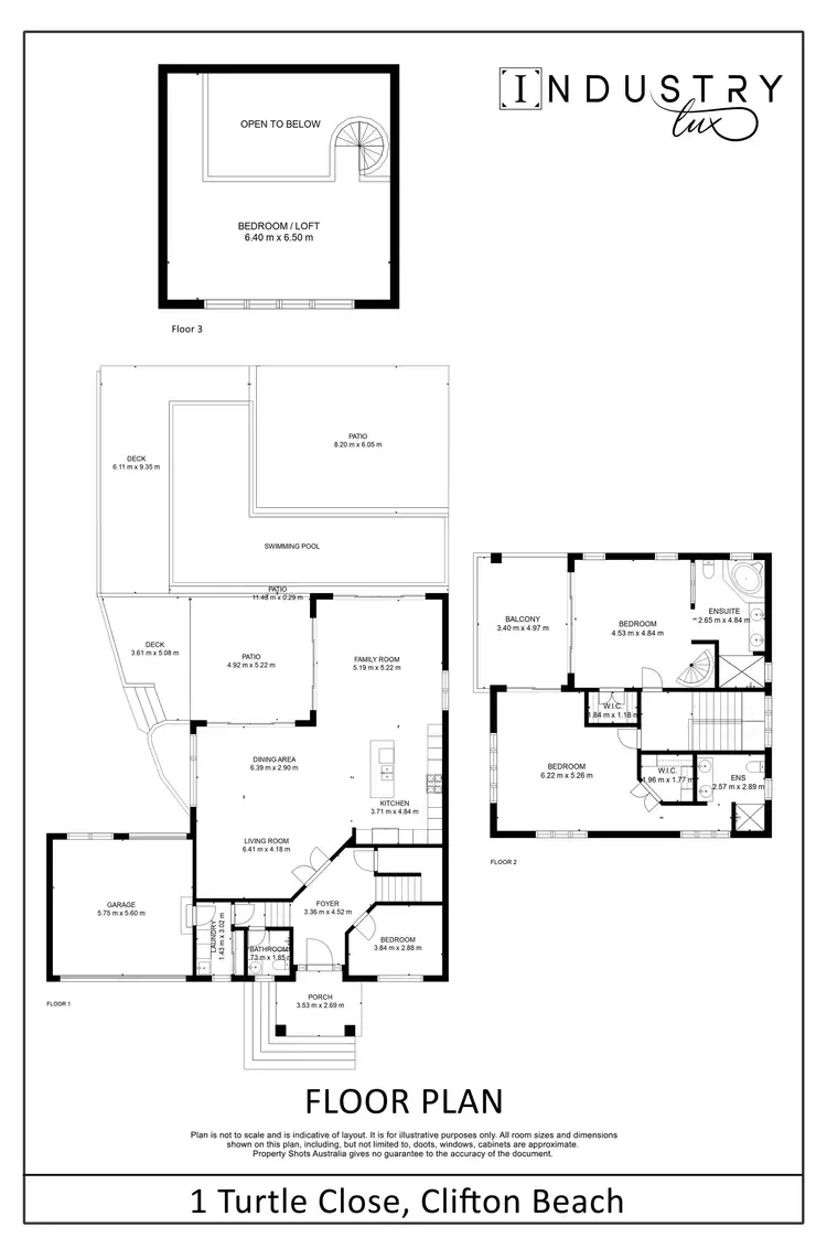 Floorplan of Homely house listing, 1 Turtle Close, Clifton Beach QLD 4879