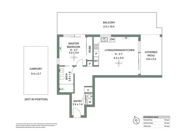 Floorplan of Homely apartment listing, 8/3 Northgate Road, Nundah QLD 4012