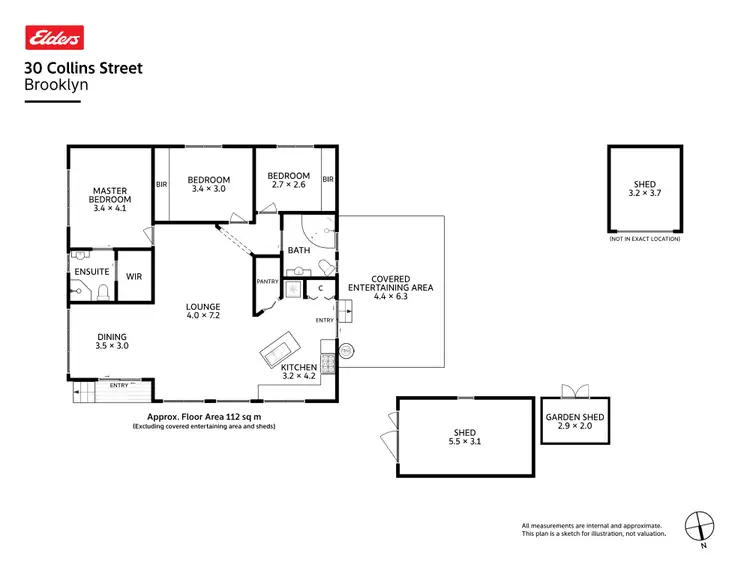 Floorplan of Homely house listing, 30 Collins Street, Brooklyn TAS 7320
