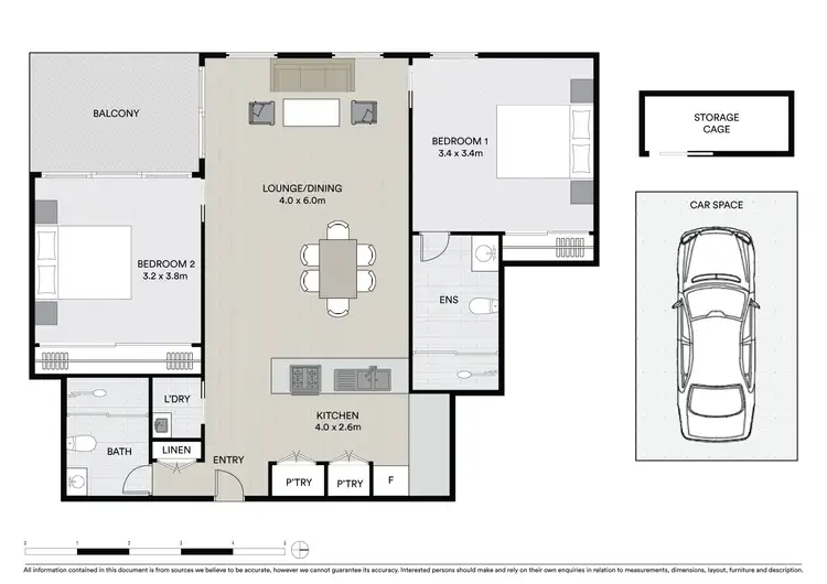 Floorplan of Homely apartment listing, 711C/3 Broughton Street, Parramatta NSW 2150